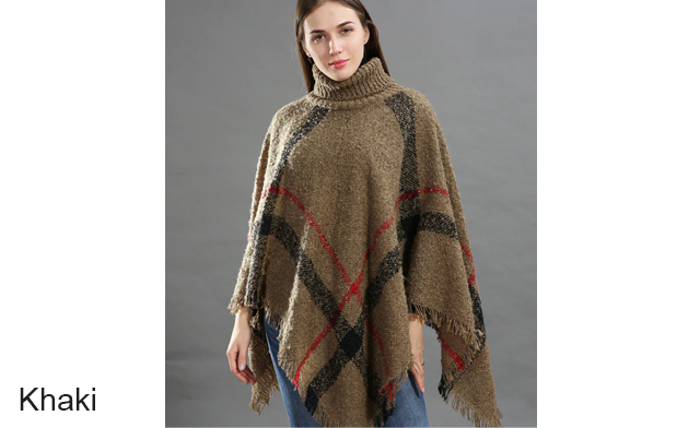 Image of $30.95 for a Women's Knitted Poncho (a $44.99 Value)