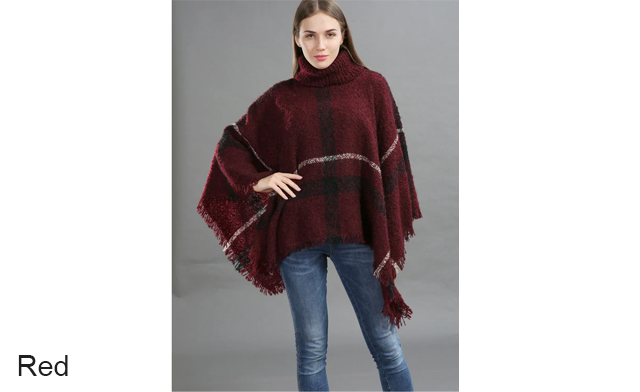 Image of $30.95 for a Women's Knitted Poncho (a $44.99 Value)