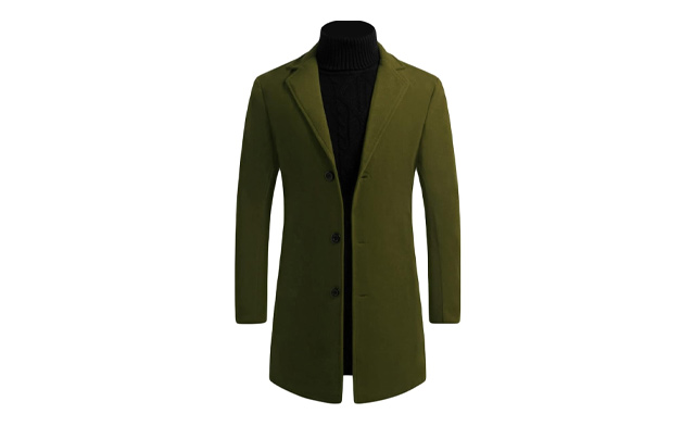Image of $41.95 for a Men's Trench Coat (an $82.99 Value)