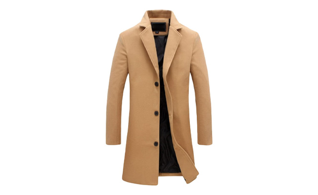 Image of $41.95 for a Men's Trench Coat (an $82.99 Value)