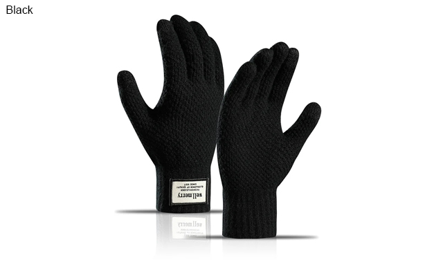 Image of $18.95 for Thick Knitted Gloves (a $39.99 Value)