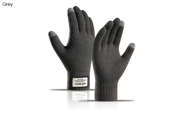 Image of $18.95 for Thick Knitted Gloves (a $39.99 Value)