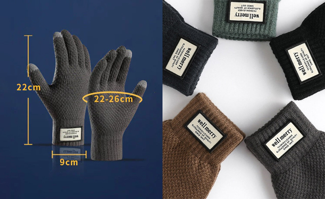Image of $18.95 for Thick Knitted Gloves (a $39.99 Value)