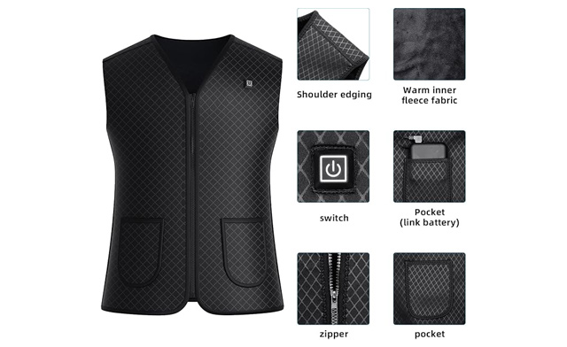 Image of $37.95 for a Unisex Heated Liner Vest (a $129 Value)