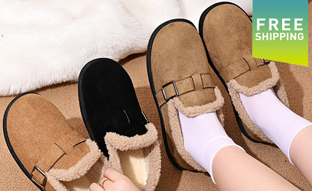 Image of $27.99 for Women's Winter Plush Snow Shoes (a $59.99 Value)