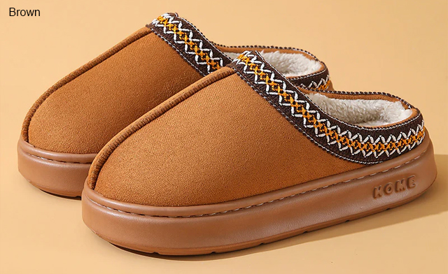 Image of $29.99 for Winter Non-Slip Slippers (a $55.99 Value)