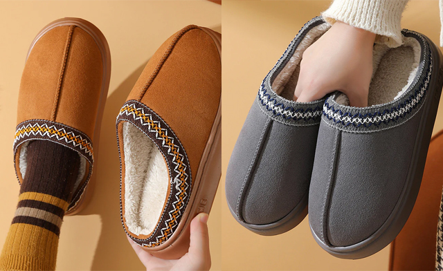 Image of $29.99 for Winter Non-Slip Slippers (a $55.99 Value)