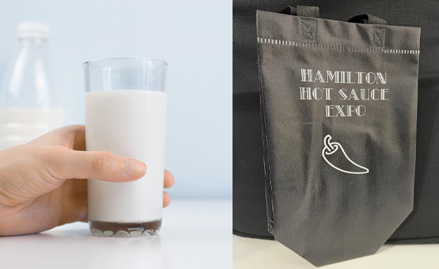 Image of $10 for 2 Hamilton Hot Sauce Expo Tickets with Milk & Bag: November 8, 2025