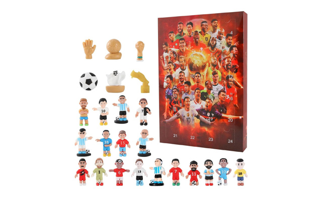 Image of $29 for a 2025 Christmas Soccer Characters Advent Calendar (a $34.99 Value)