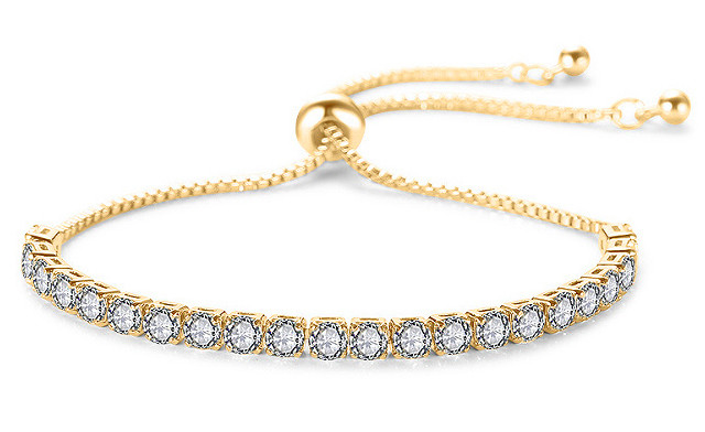 Image of $18 for a Swarovski Elements Tennis Bracelet (a $119 Value)