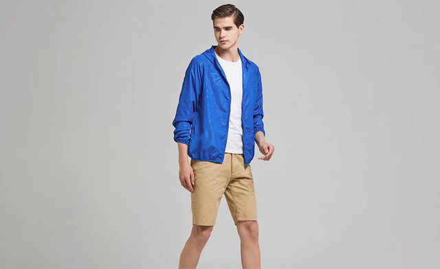 Image of $23 for an Adventure-Pro Waterproof Sun-Protective Unisex Rain Jacket (a $55 Value)