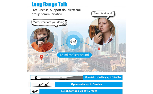 Image of $17 for a 3-Pack Rechargeable Walkie Talkies (a $59.99 Value)