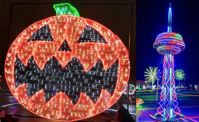 Image of $33 & Up for Admission to Spooktacular Light Show in Ajax