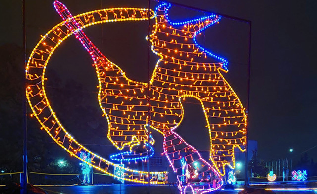 Image of $33 & Up for Admission to Spooktacular Light Show in Ajax