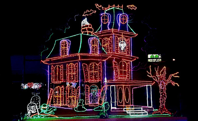 Image of $33 & Up for Admission to Spooktacular Light Show in Ajax