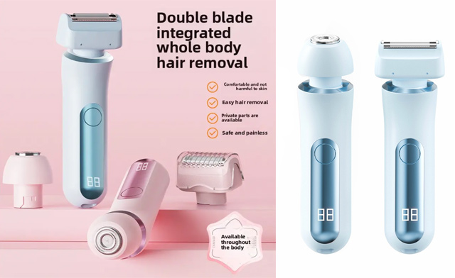 Image of $27 for a 2-in-1 Dual-Head Digital Display Epilator (a $39.99 Value)