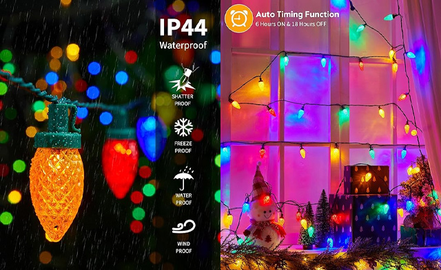 Image of $39.99 & Up for 100 LED C9 Holiday String Lights - 81 Feet
