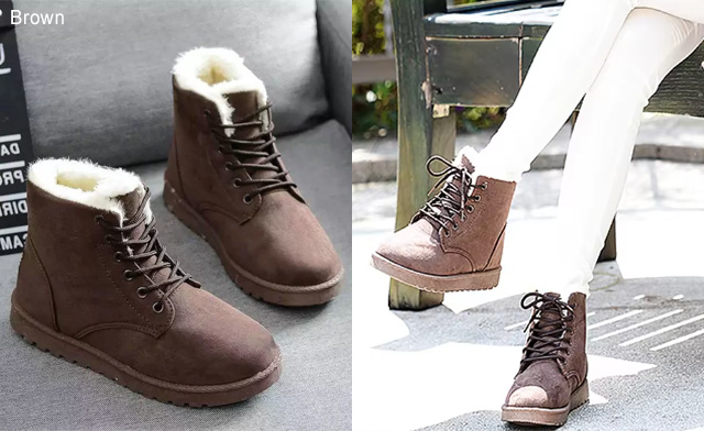Image of $49 for Women's Ankle Boots with Fur Lining (a $74.99 Value)