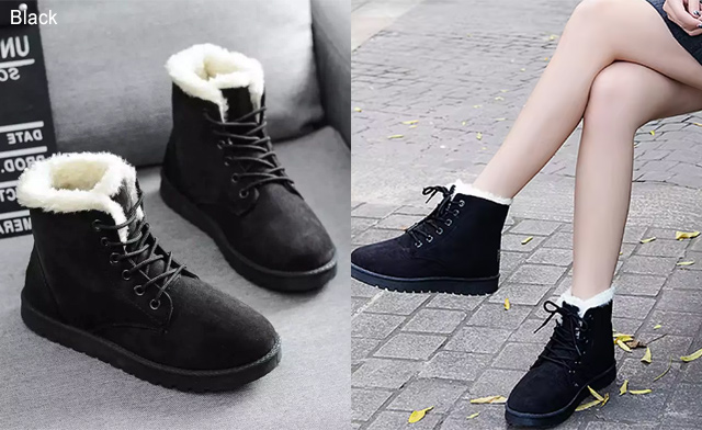 Image of $49 for Women's Ankle Boots with Fur Lining (a $74.99 Value)