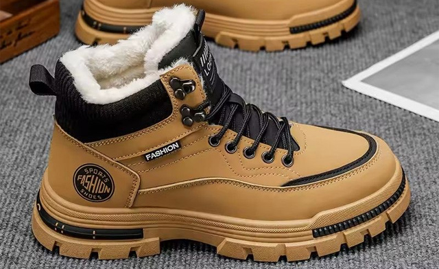 Image of $49 for Men's Fleece-Lined Winter High-Top Boots (a $109.99 Value)