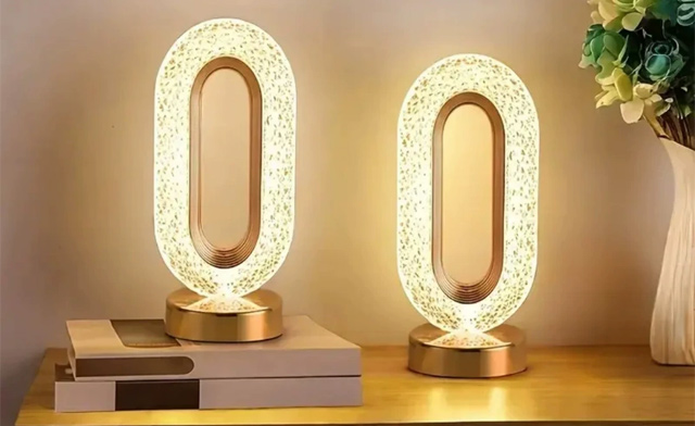 Image of $26 for a 3D Crystal Night Light LED Lamp (a $39.99 Value)