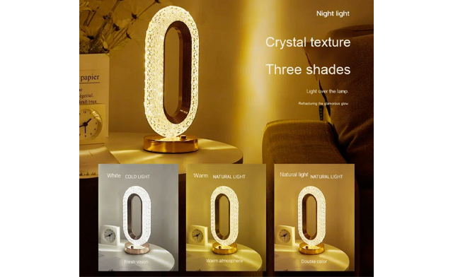 Image of $26 for a 3D Crystal Night Light LED Lamp (a $39.99 Value)