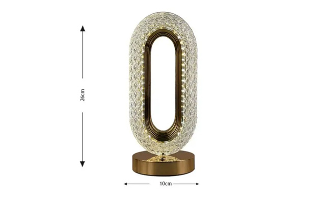 Image of $26 for a 3D Crystal Night Light LED Lamp (a $39.99 Value)