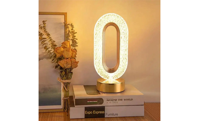 Image of $26 for a 3D Crystal Night Light LED Lamp (a $39.99 Value)