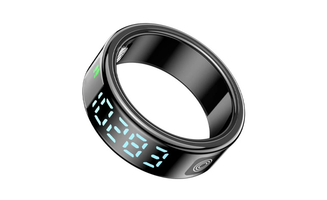 Image of $66 for a Waterproof Health Tracking Smart Ring with LED (a $139.99 Value)