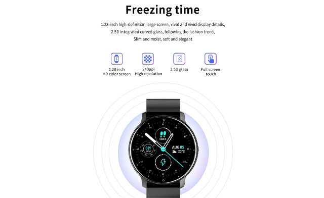 Image of $31 for 1.28-Inch HD Touchscreen Smartwatch (a $69.99 Value)