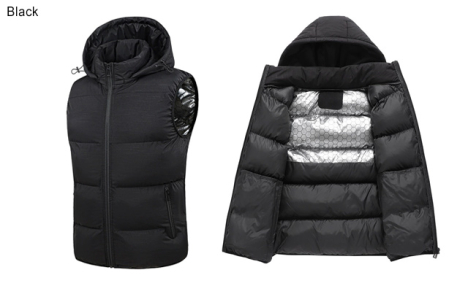 $61 for a Men's Sleeveless Hooded Vest with Detachable Hat (a $79.99 Value)
