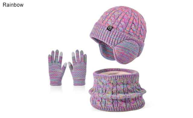 Image of $26 for a 3-Piece Kids Winter Hat, Scarf & Gloves Set (a $39.99 Value)