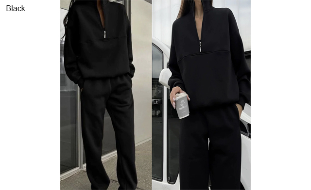 Image of $48 for Women's Casual Tracksuit Set with Elastic Waist Pants (a $68.99 Value)