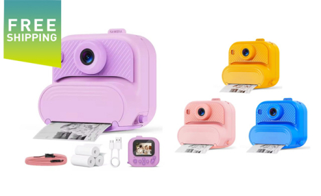 PRICE DROP! $58.95 for a DIY 1080P HD Instant Print Kids Camera (an $84.99 Value)