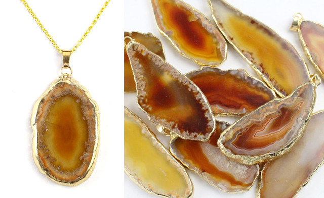 Image of $22.95 for a 4-Pack of Natural Crystal Pendants (an $80 Value)