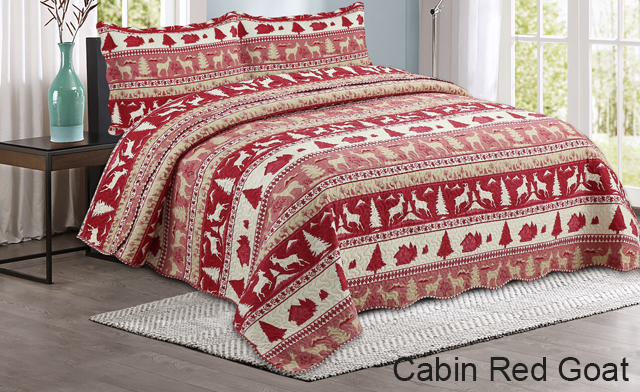 Image of Up to 69% off Pinsonic 3-Piece Quilt Sets Featuring 7 Unique Christmas Designs