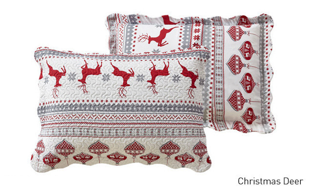 Image of Up to 69% off Pinsonic 3-Piece Quilt Sets Featuring 7 Unique Christmas Designs