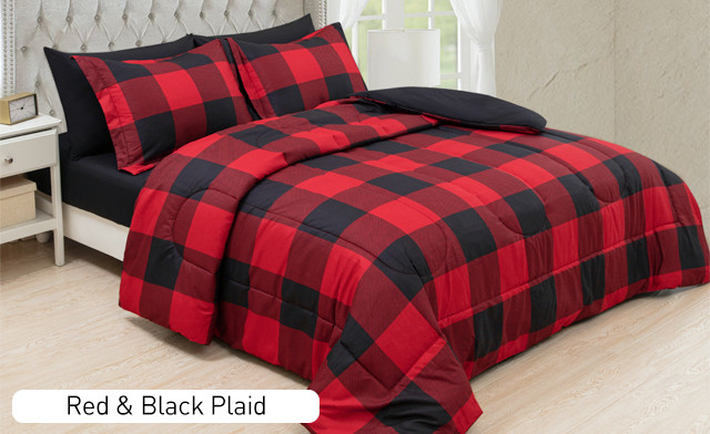 Image of Up to 72% Off a 7-Piece Printed Bed-in-a-Bag Comforter Sets