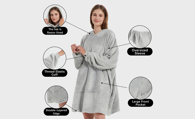 Image of $21.95 for an Adult Hooded Blanket (a $69 Value)