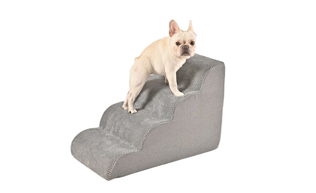 Image of $47 for a 4-Tier Dog Stair Foam Ramp (a $79.99 Value)