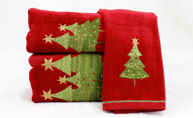 Image of $39.95 for Three Sets of 3-Piece Christmas Towels (a $109.99 Value)
