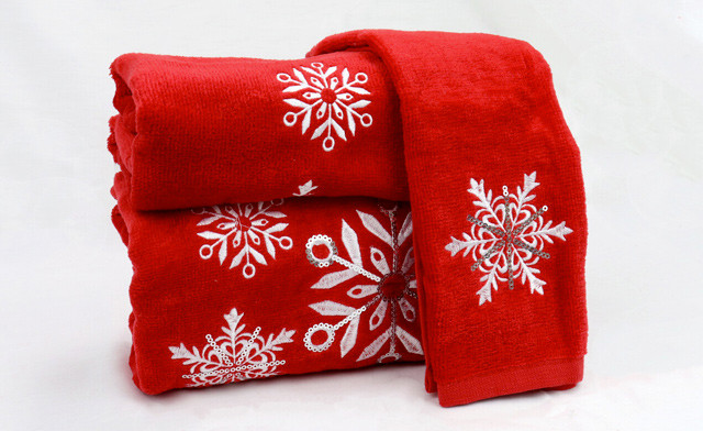Image of $39.95 for Three Sets of 3-Piece Christmas Towels (a $109.99 Value)