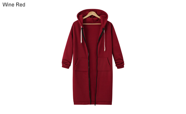 Image of $29.99 for a Women's Loose Hooded Autumn/Winter Jacket (a $99.99 Value)