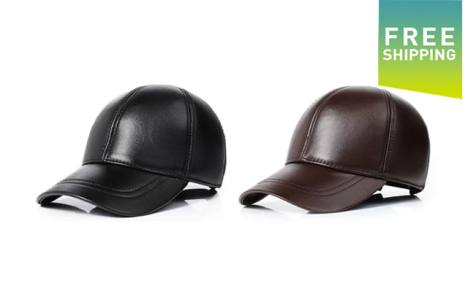 $25.99 for a Warm Winter Leather Hat (a $69.99 Value)