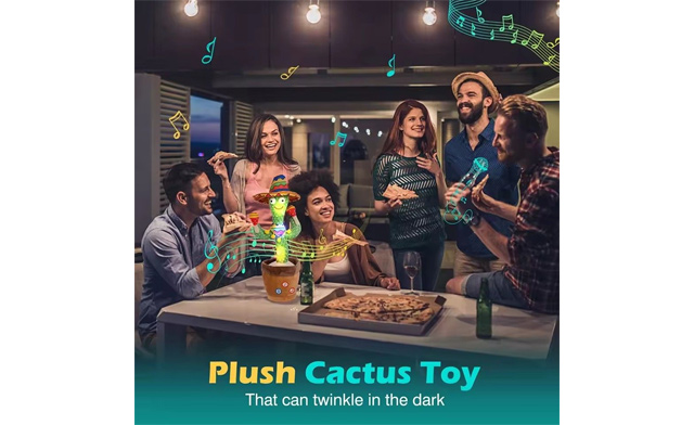 Image of $24 for a Kid's Talking Dancing Cactus Toy (a $39.99 Value)