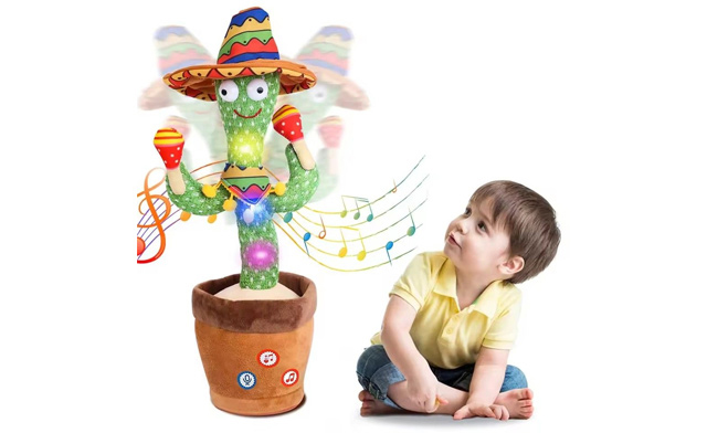 Image of $24 for a Kid's Talking Dancing Cactus Toy (a $39.99 Value)