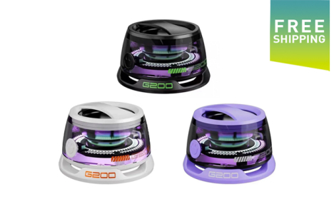 $22 for a Magnetic Bluetooth Speaker with RGB Lights & Phone Holder (a $49.99 Value)