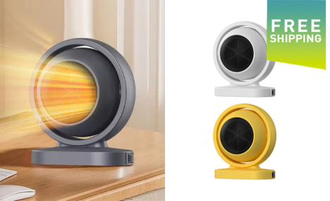 $38 for a Mini Electric Hot Air Fan Heater (a $64.99 Value)