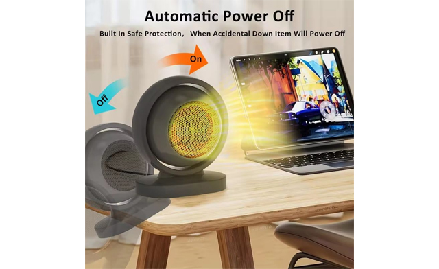 Image of $38 for a Mini Electric Hot Air Fan Heater (a $64.99 Value)