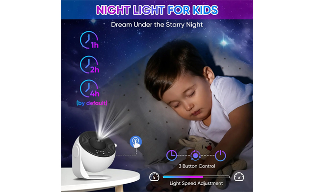 Image of $66 for a Galaxy Projector Night Light & Planetarium Lamp (a $89.99 Value)